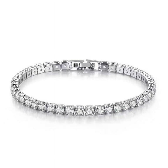 3mm 4mm 5mm All Moissanite Tennis Bracelet for Women Men Lab Diamond S925 Sterling Silver GRA Certificate Bangle Zircon LJQ