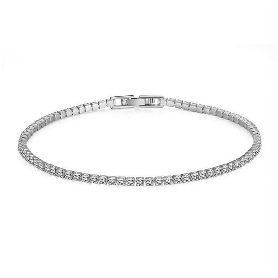 3mm 4mm 5mm All Moissanite Tennis Bracelet for Women Men Lab Diamond S925 Sterling Silver GRA Certificate Bangle Zircon LJQ