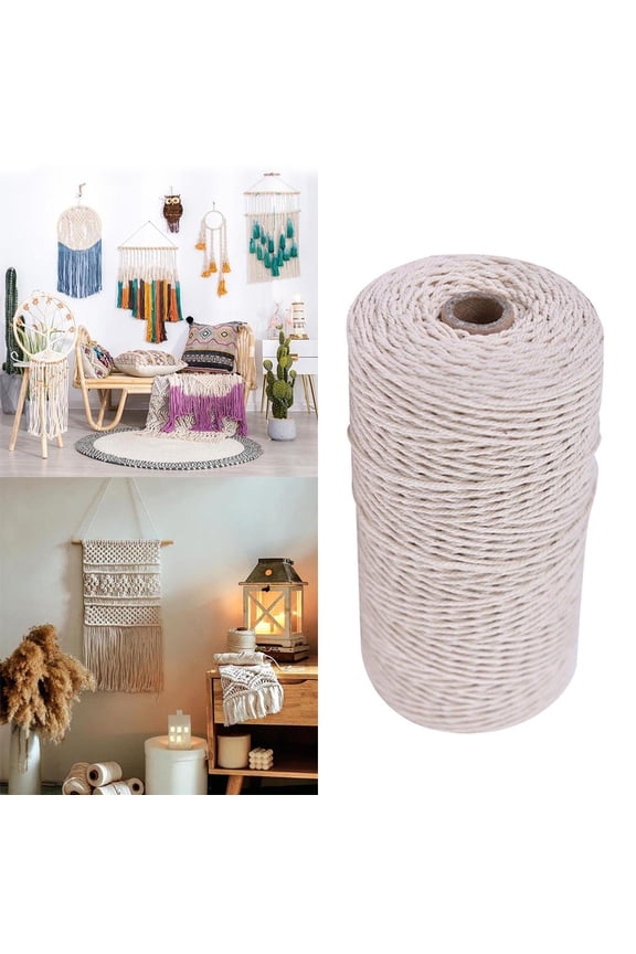 3mm 4mm 5mm Twisted String Cord for Handmade Craft Rope Heimwerken Wedding Accessories Gift - 3mm