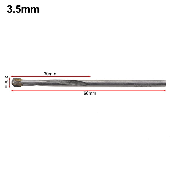 3mm-7.5mm Solid Tungsten Metalworking Milling Cutter Carbide Bits Milling Cutter Hole Cutter Hand Drilling Tools
