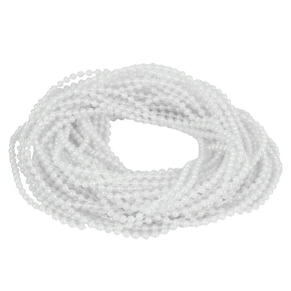 3mm ABS Pearl Bead String, 10m Long, for Creative Home Decor DIY Projects - White Rawiri