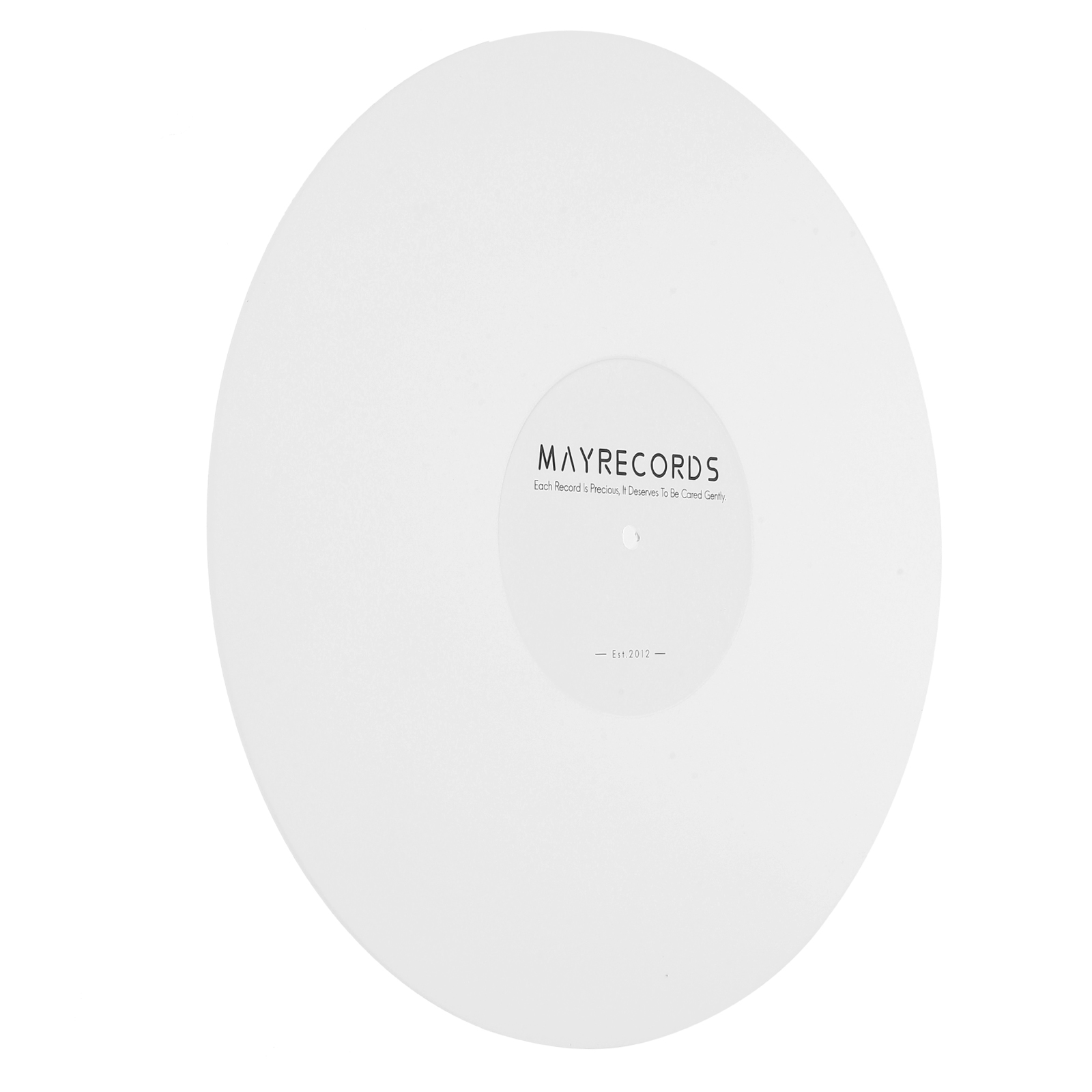 3mm Acrylic Record Mat 12inch Vinyl Player (white) Slip Platter