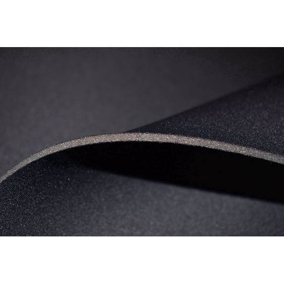 3mm BREATHABLE AirFoam Open-Cell Neoprene Fabric, Black Material, Scuba Techno Stretch Foam for Reusable Masks and Coverings (1’ x 4’)