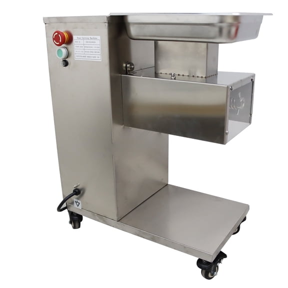 3mm Blade Commercial Fresh Meat Slicer Food Grade Meat Cutting Machine Electric Steak Pork Cutter Grinder 500KG/Hour