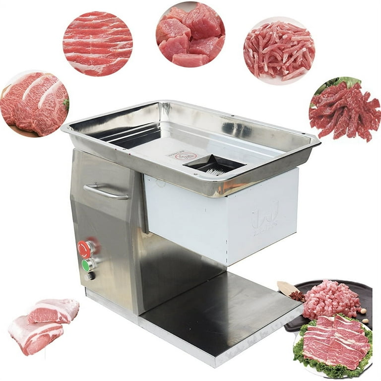 3mm Blade Fresh Meat Cutting Machine Commercial Meat Cutter Food