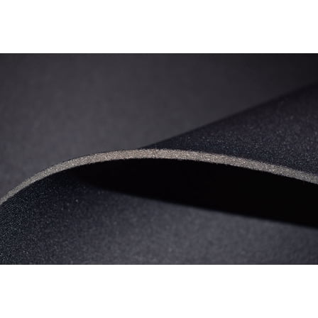 3mm BREATHABLE AirFoam Open-Cell Neoprene Fabric, Black Material, Scuba Techno Stretch Foam for Reusable Masks and Coverings (1’ x 2’)