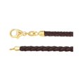 thumbnail image 1 of 3mm Brown Braided Leather Cord, 1 of 2