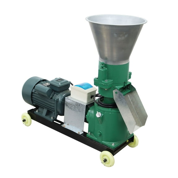 3mm Chicken Feed Pellet Mill Machine Animal Fodder Grinder Granulator 220V for Rabbit Chicken Fish Pig Duck