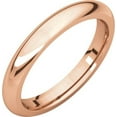 thumbnail image 1 of 3mm Comfort Fit Wedding Band in 14k Rose Gold - Size 9.5, 1 of 9