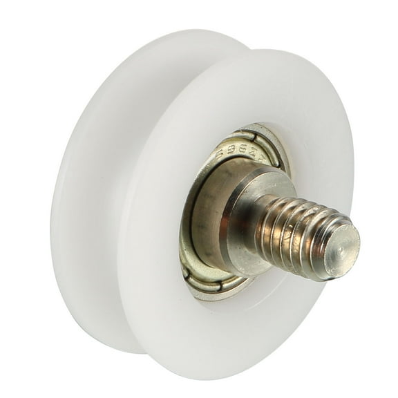 3mm Deep Metal V Groove Threaded Rod Track Guide Bearing Pulley Wheel 6x27x9mm