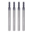 thumbnail image 1 of 3mm Dia 4mm Straight Shank HRC45 Carbide AlTiN Coated 4 Flute Square End Mill 4pcs, 1 of 6