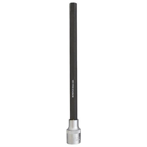 3mm Hex bit x 6in with 3/8in DR socket