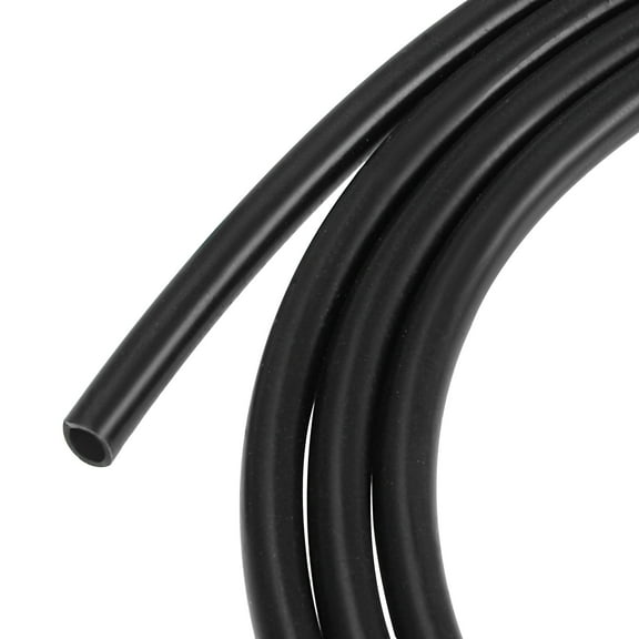 3mm ID 4mm OD 6.6ft Black Silicone Tubing Hose High Temperature for Water Hose Air Tube