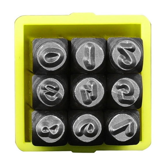 3mm Metal Letter Number Punches Leather Punching Tool Leather Craft Embossing Tool For Jewelry Making Leather Engraving