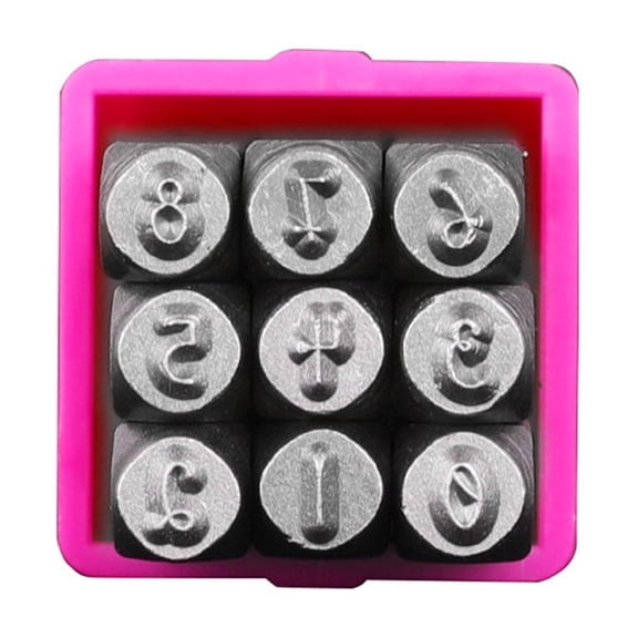 3mm Metal Letter Number Punches Leather Punching Tool Leather Craft Embossing Tool For Jewelry Making Leather Engraving