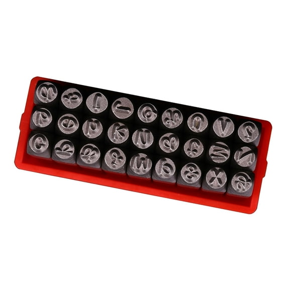 Metal Letter Punches Embossing Tool 3mm Leather Number Letter Stamper Punching Tool For Leather Engraving Jewelry Making