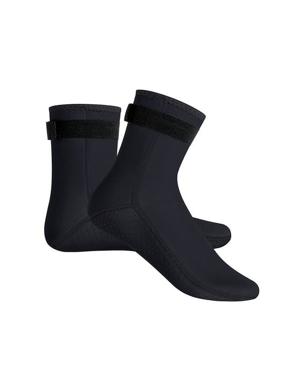 3mm Neoprene Diving Socks With Anti-Slip Sole, Water Shoes For Snorkeling Kayaking Surfing, Protective Quick-Dry Aqua Socks With UPF 50+ For Men Women