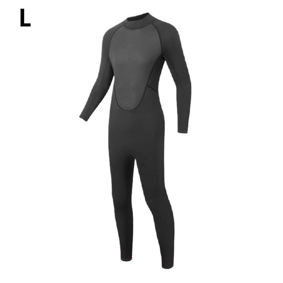 3mm Neoprene Full Body Wetsuit, Robust Thermal Surfing Diving Suit, Sturdy Resilient Anti-Jellyfish Marine Stinger Suit with Back Zipper for Men, 127-150 lbs