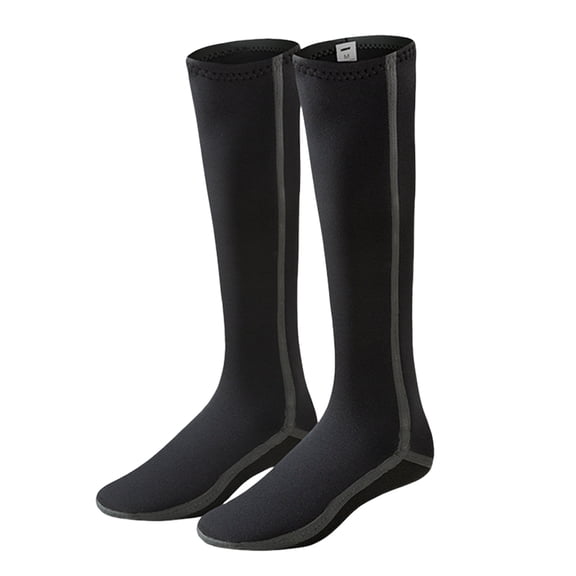 3mm Neoprene Knee High Waterproof Diving Socks For Outdoor Water Sports Sport Supplies (XL)