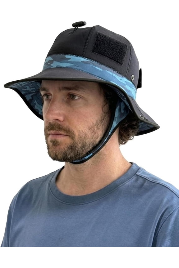 3mm Neoprene Surf Bucket Hat, Extended Wide Brim Water  Sun Hat, Floating Wave Cap for Surfing Kayaking Jet Ski