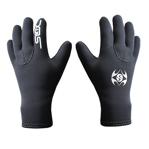 3mm Neoprene Wetsuit Gloves for Adults, Elastic Warm Diving Gloves for Snorkeling, Surfing, Kayaking, and Watersports