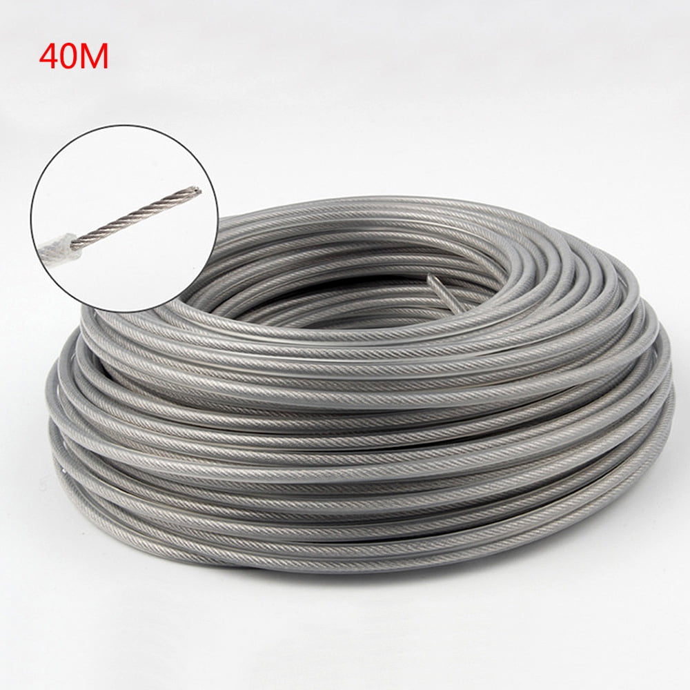 3mm Nylon/Steel Wire Trimmer Wire Mowing Trimmer Rope Brush Cutter Head