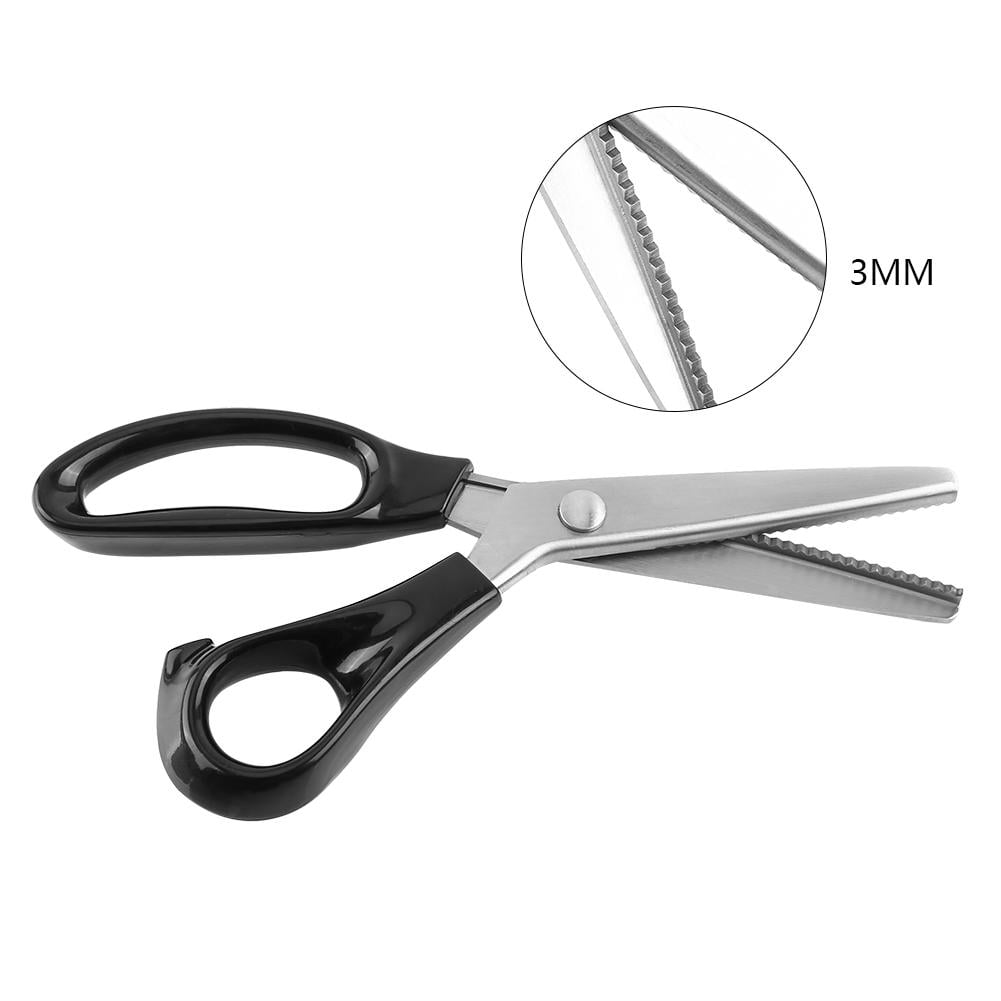 SEBIDER Sewing Pinking Shears for Fabric 9.3 Dressmaking Zig Zag Crafts  Scissors Decorative Edge Sewing Quilting Kit with Seam Rippers Sewing Clips Thread  Snips Tape Measure(10pcs)