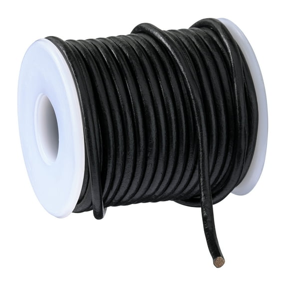 3mm Round Leather Lace by Bead Landing