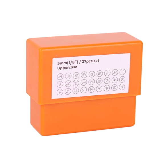 3mm Steel Letter Stamps for Jewelry Engraving, Leather Crafting & Metal Marking