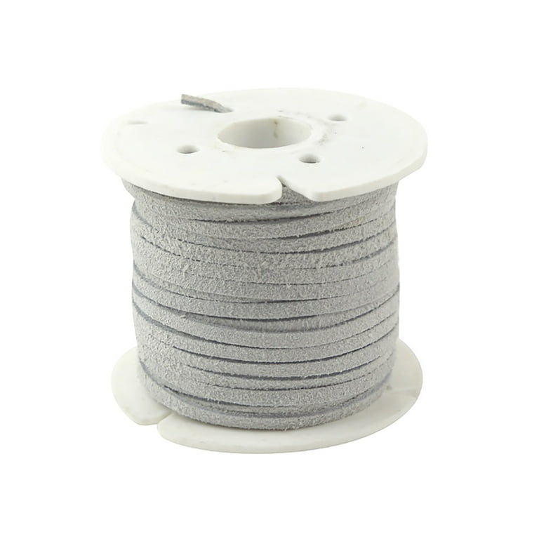 Turquoise 3mm Leather Lace Spool Jewelry Making Thread 25yd Roll Cording Suede Turquoise 3mm Leather Lace Spool Jewelry Making Thread 25yd Roll Cording Suede