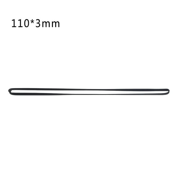 3mm Wide Flat Drive Belt Turntable Rubber Belt Replacement for LP Vinyl Record Player Phono Belt-Driven Turntables