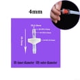 thumbnail image 1 of 3mm to 12mm Plastic White Check Valve Way Non-return Valve Oil Gas Water Air, 1 of 4