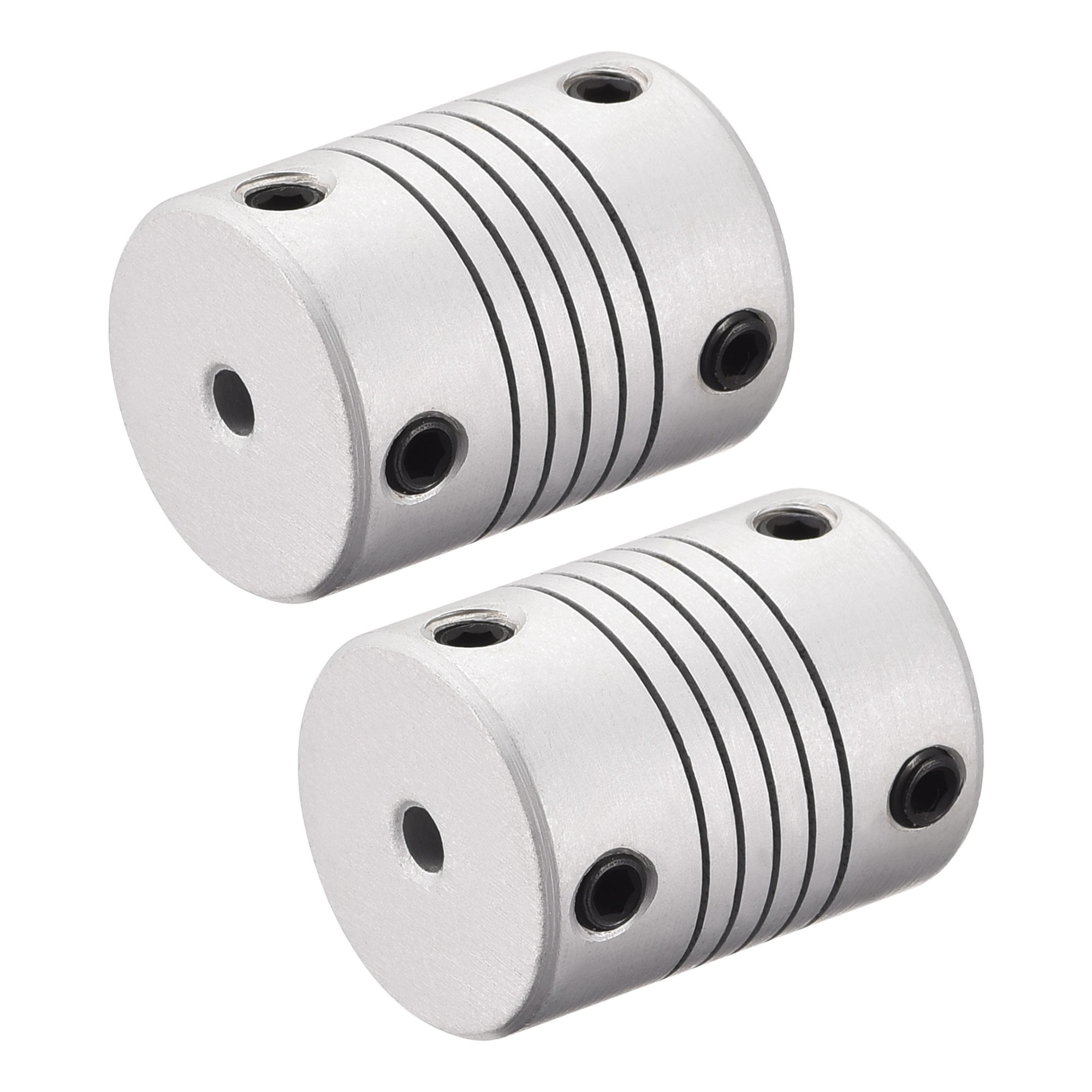 4Pcs 5mm To 6mm Aluminum Alloy Shaft Coupling L25xD19 Flexible Coupler