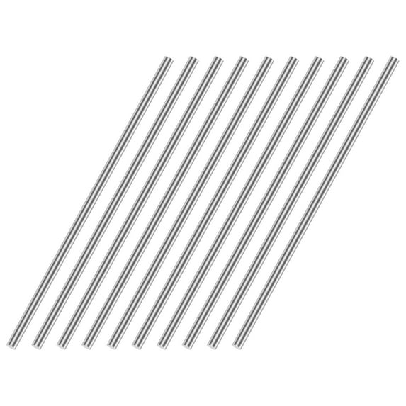 Uxcell 3.94 x 0.12" 304 Stainless Steel Solid Round Rod for DIY Craft 12Pcs