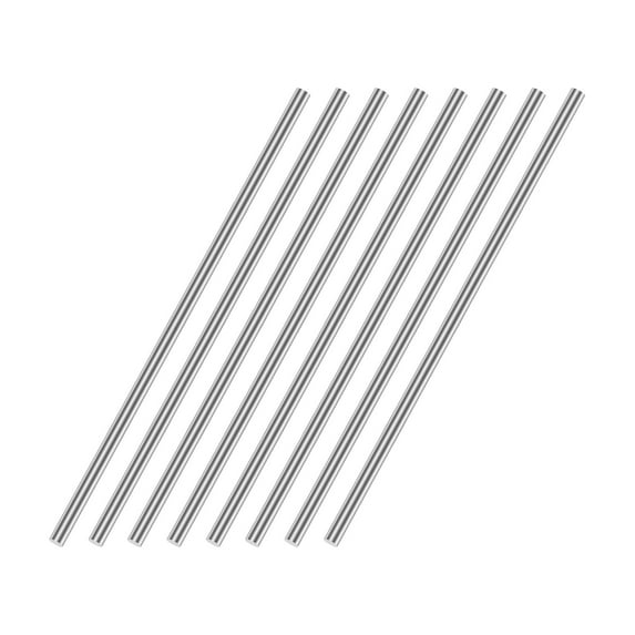 Uxcell 3.94 x 0.12" 304 Stainless Steel Solid Round Rod for DIY Crafts 8Pcs