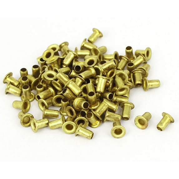 3mm x 5mm Through Hole Rivets Hollow Grommets PCB Circuit Board 100pcs
