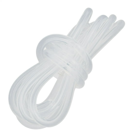 Uxcell 3mm x 7mm High Temp Resistant Silicone Rubber Tube Hose Pipe Clear 2 Meter Long