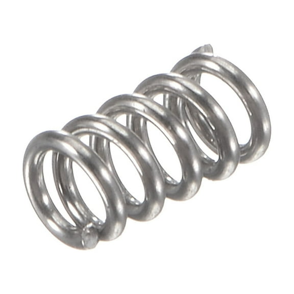3mmx0.5mmx5mm 304 Stainless Steel Compression Spring 15.7N Load Capacity, 10pcs