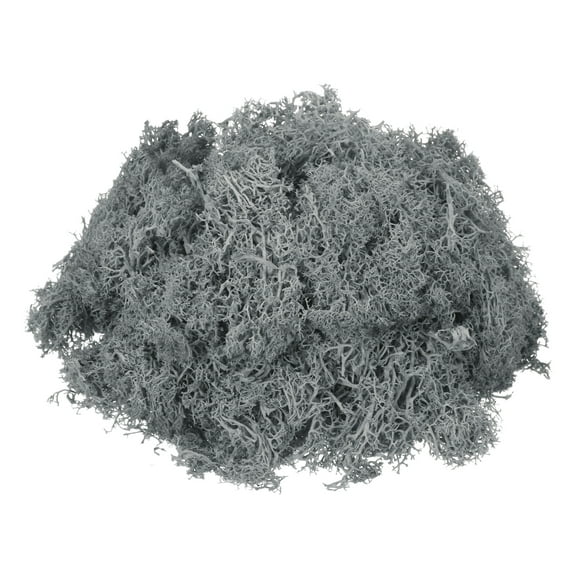 Uxcell 3oz Preserved Reindeer Moss Grey Decorative Artificial Fake Moss