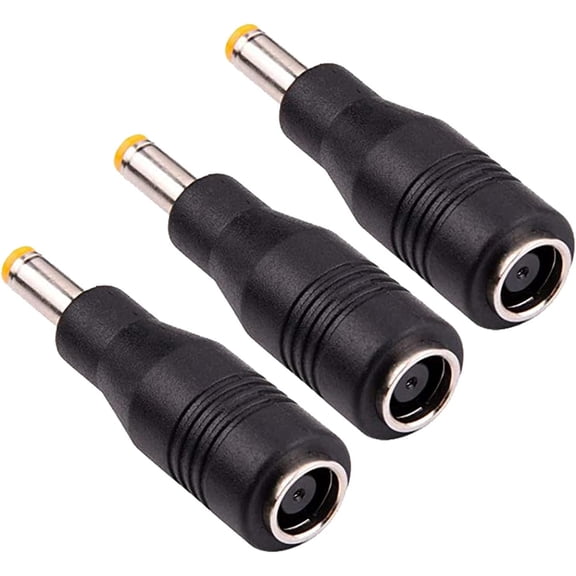 3pack DC 8mm Adapter for Solar Panels, DC7909 Female to 5.5mm X 2.5mm Male Connector Solar Plug Adapter for Solar Generator