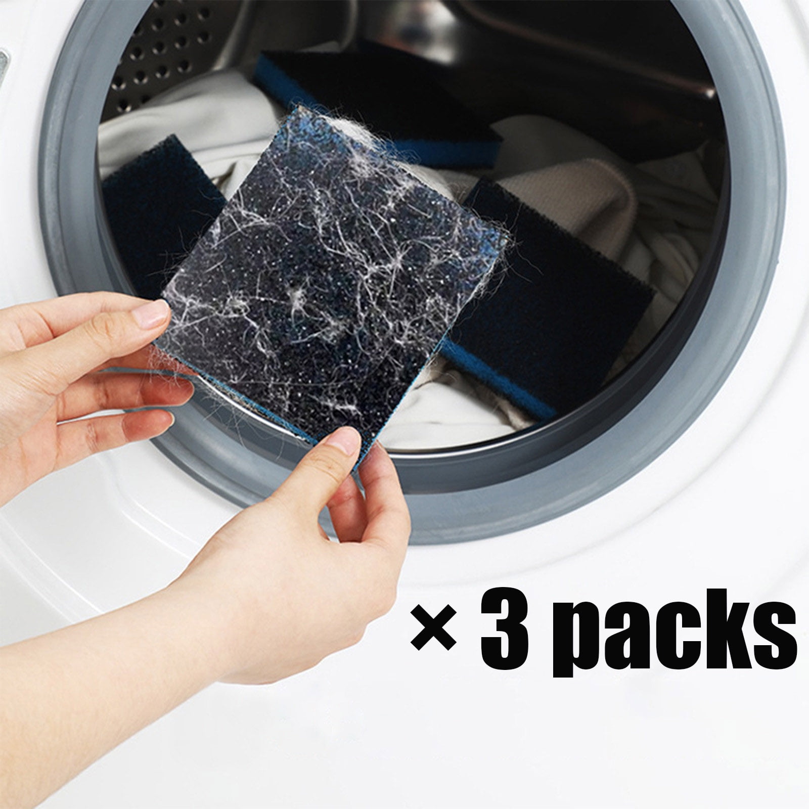 3pack Pet Hair Remover For Laundry Lint Catcher Laundry Hair Catcher ...