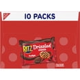 thumbnail image 1 of (3pack) RITZ Drizzled Minis Fudge Crackers, Bulk Lunch Snacks for Kids and Adults, 10 - 0.9 oz Snack Packs, 1 of 5