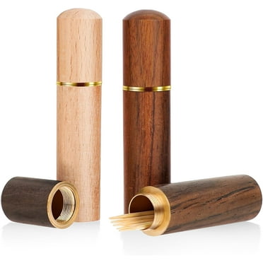 PAYYJAJ Vintage Automatic Toothpick Holder Box,Hand Press...