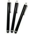 thumbnail image 1 of 3pack Universal Screen Metal Touch Stylus Pen for Android Device Mobile Phone Cell Smart Phone Tablet iPad iPhone (Black 3pcs), 1 of 4