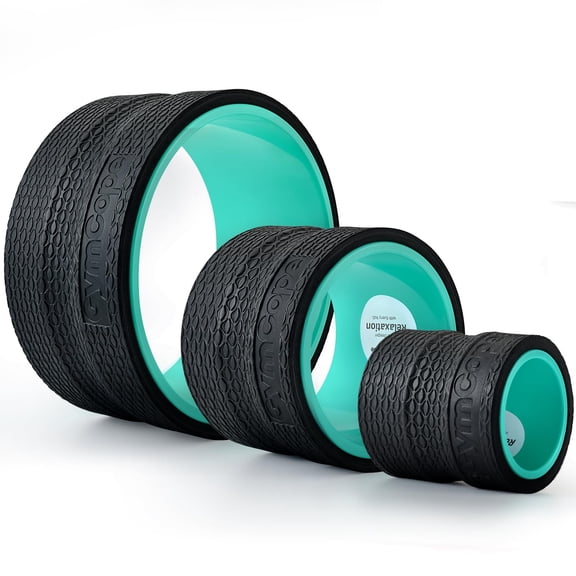 3pack Wheel Foam Roller - Targeted & Neck  Stretcher Spinal Decompression Massage With Density For Physical Supports 500lbs