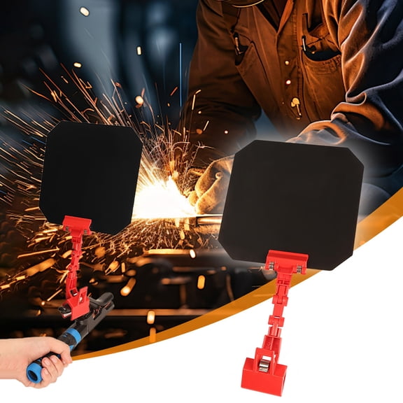 3packs Welding Blackout Panel ,Portable Welding Safety Face Shields, 360°Adjustable Clip-On Welding Protecter from Sparks and Debris
