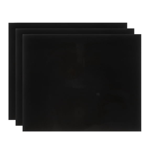 3packs Welding Lens 3.5" x 4.33" Shade 10 Glass Replacement Welding Lens Black