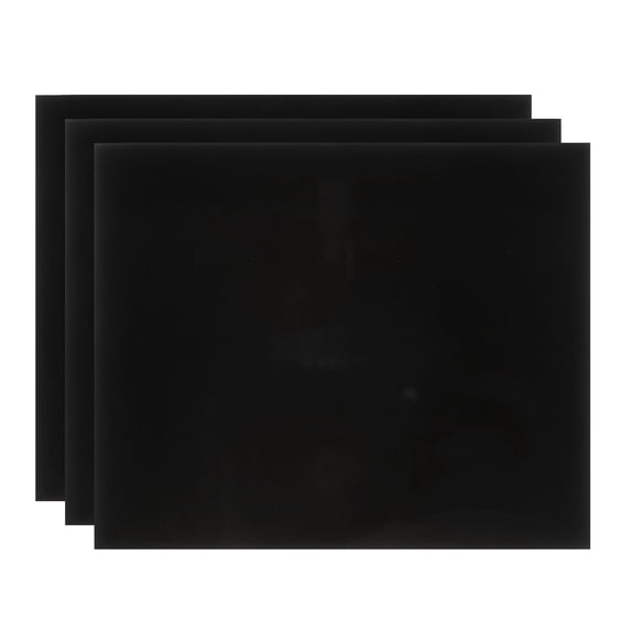 3packs Welding Lens 3.5" x 4.33" Shade 10 Glass Replacement Welding Lens Black
