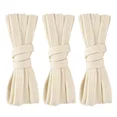 thumbnail image 1 of 3pair Double Layers Flat Shoe Laces Beige for Sneakers Adults Kids 45 54 60 Inch, 1 of 7