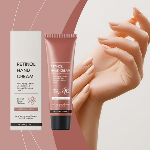 3pc Anti-Aging Hand Cream Set 50g - Shea Butter Deep Repair, Smoothes Wrinkles and 24-hour Winter Moisturizing